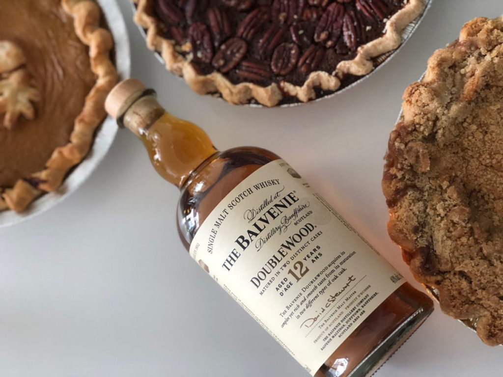 Balvenie whisky and thanksgiving pie