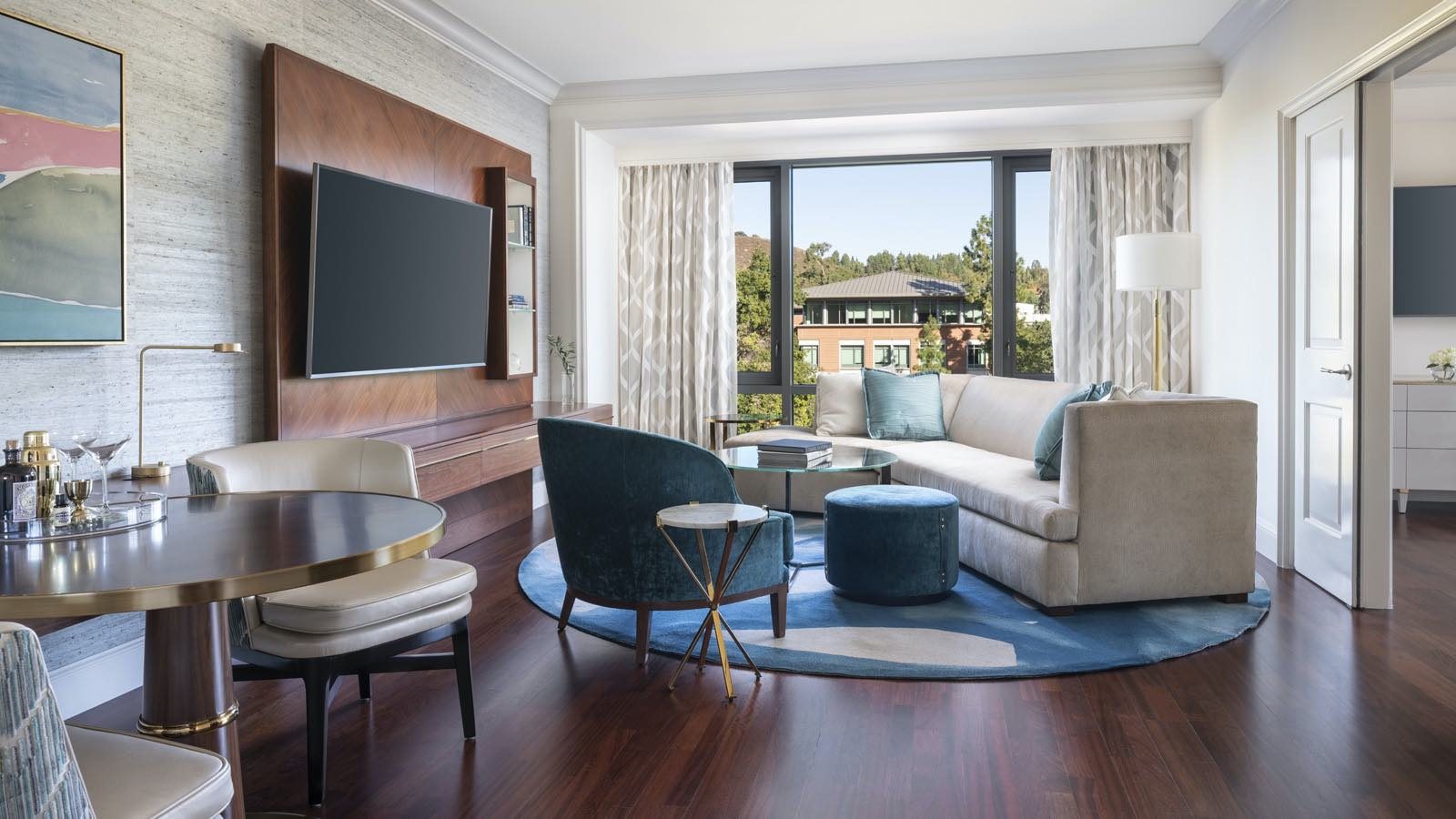 Four Seasons Westlake Village suite with view over gardens